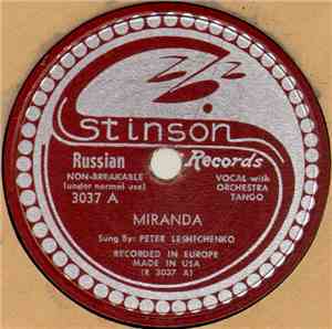 Peter Leshtchenko - Miranda / Ostansya