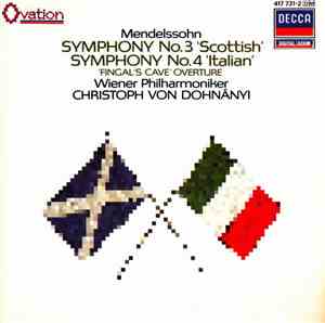 Mendelssohn : Wiener Philharmoniker, Christoph Von Dohnányi - Symphony No.3 ...