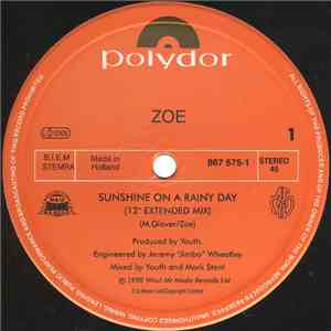 Zoë - Sunshine On A Rainy Day