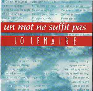 Jo Lemaire - Un Mot Ne Suffit Pas