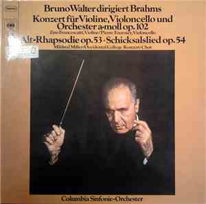 Johannes Brahms, Columbia Symphony Orchestra , Conducted by Bruno Walter -  ...