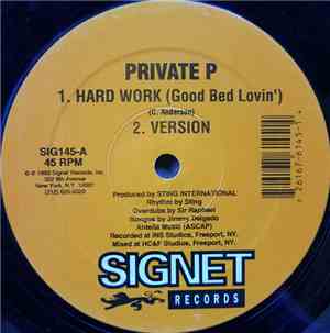 Private P - Hard Work (Good Bed Lovin')/Glass House
