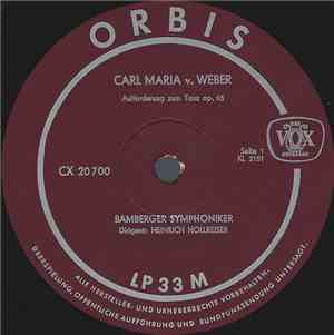 Richard Strauss / Carl Maria V. Weber ; Bamberger Symphoniker, Heinrich Hol ...