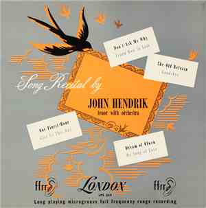 John Hendrik - Long Recital By John Hendrik: Tenor With Orchestra