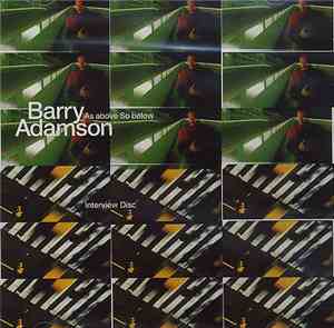 Barry Adamson - As Above So Below - Interview Disc