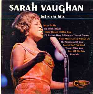 Sarah Vaughan - Belts The Hits