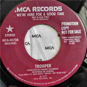 Trooper  - We're Here For A Good Time (Not A Long Time)