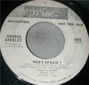 George Greeley - Who's Afraid / Jungle Fantasy
