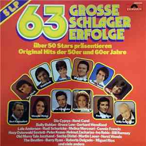 Various - 63 Grosse Schlager Erfolge - Über 50 Stars Präsentieren Original  ...