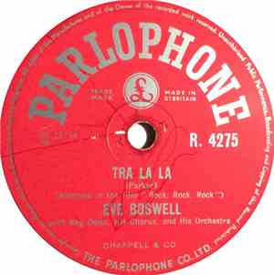 Eve Boswell With Reg Owen And His Orchestra - Tra La La / Rock Bobbin' Boat ...
