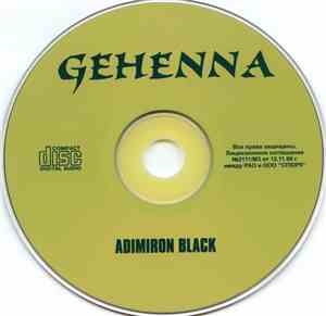 Gehenna - Adimiron Black