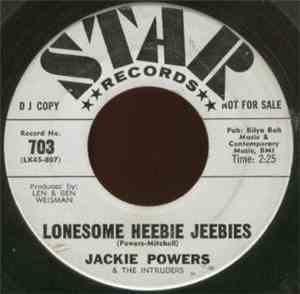 Jackie Powers & The Intruders  - New River Train / Lonesome Heebie Jeebies