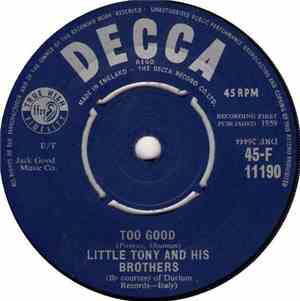 Little Tony And His Brothers - Too Good / Foxy Little Mama