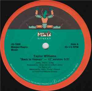 Taylor Williams - Back To Heaven