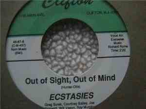The Ecstasies - Out Of Sight Out Of Mind / You Foolish Thing