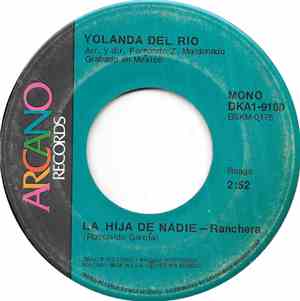 Yolanda Del Rio - La Hija De Nadie