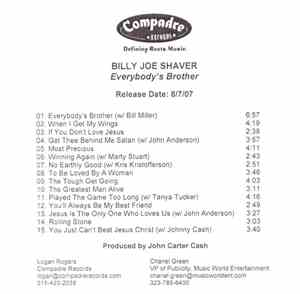 Billy Joe Shaver - Everybody's Brother
