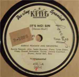 Burnie Peacock And Orchestra - (It's No) Sin / Jealousy