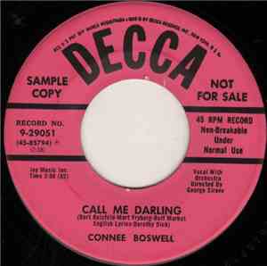 Connee Boswell - Call Me Darling / The Philadelphia Waltz