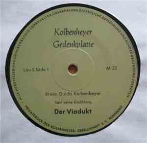 Erwin Guido Kolbenheyer - Gedenkplatte