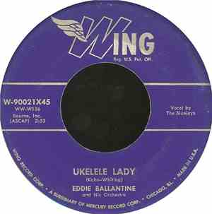 Eddie Ballantine And His Orchestra - Ukulele Lady / Dreamy Melody