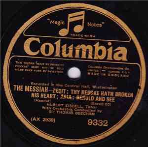 Hubert Eisdell, Tenor With Orchestra Conducted By Sir Thomas Beecham - Hand ...