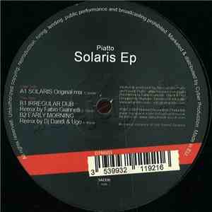 Piatto - Solaris EP