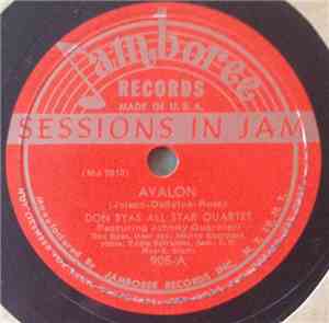 Don Byas All Star Quartet - Avalon / Blue And Sentimental