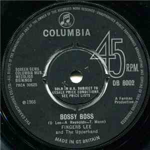 Fingers Lee & The Upper Hand - Bossy Boss  /  Don't Run Away