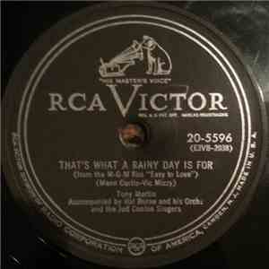Tony Martin  - That's What A Rainy Day Is For / Look Out, I'm Romantic