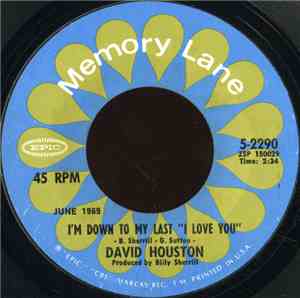 David Houston - I'm Down To My Last 