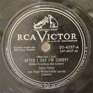 Eddie Fisher - After I Say I'm Sorry? / My Mom