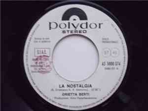 Orietta Berti / Demis Roussos - La Nostalgia / Profeta Non Sarò