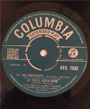 Rosemary Clooney - Harry James  With Harry James And His Orchestra - The Co ...