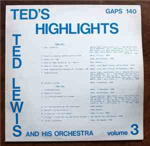 Ted Lewis - Ted's Highlights Volume 3