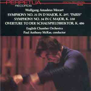 Wolfgang Amadeus Mozart, English Chamber Orchestra, Paul Anthony McRae - Sy ...