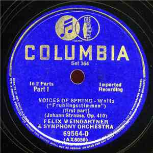 Felix Weingartner - Voices Of Spring - Waltz (