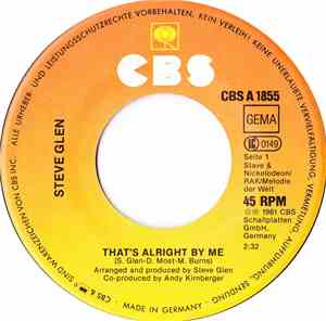 Steve Glen - That's Alright By Me