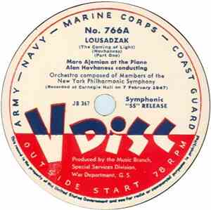 Maro Ajemian, Alan Hovhaness - Lousadzak (The Coming Of Light)
