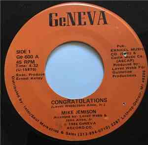 Mike Jemison - Congratulations
