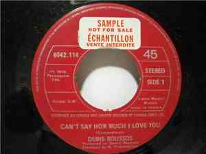 Demis Roussos - Can't Say How Much I Love You / Bahia Blue