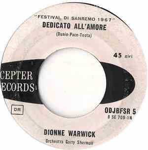 Dionne Warwick / Les Surfs - Dedicato All'Amore / Quando Dico Che Ti Amo