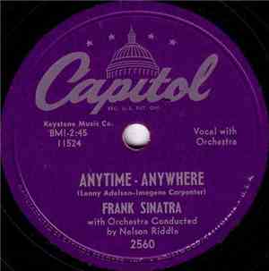 Frank Sinatra With Orchestra Conducted By Nelson Riddle - Anytime - Anywher ...