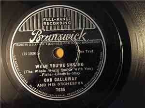 Cab Calloway And His Orchestra - When You're Smilin' / Are You In Love With ...