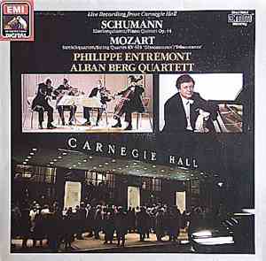 Alban Berg Quartett - Philippe Entremont - Live Recording From Carnegie Hal ...