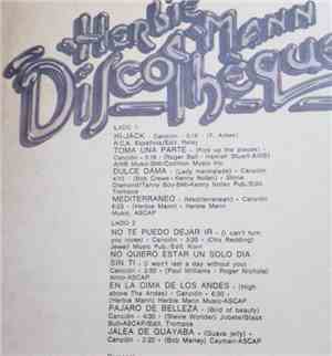 Herbie Mann - Discothèque