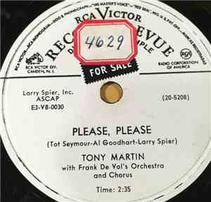 Tony Martin  - Please, Please / The Golden Years