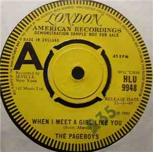 The Pageboys - When I Meet A Girl Like You