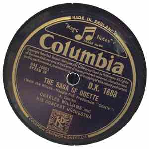 Charles Williams And His Concert Orchestra - The Saga Of Odette