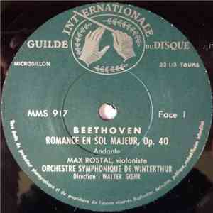 Beethoven - Romance En Sol Majeur, Op. 40 / Romance En Fa Majeur, Op. 50